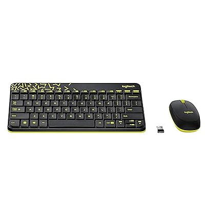 Logitech Mk240 Nano Wireless USB Keyboard And Mouse Set
