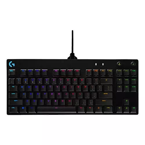 Logitech G Pro Mechanical Gaming Keyboard – GX Blue Clicky Switch | USB | RGB Lighting