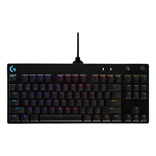 Logitech G Pro Mechanical Gaming Keyboard – GX Blue Clicky Switch | USB | RGB Lighting
