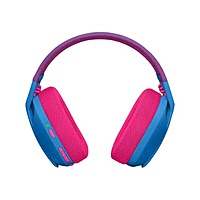 Logitech G435 Wireless Gaming Headset – 40mm Drivers | Fixed Mic | Stereo | Blue-Raspberry
