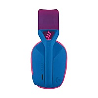 Logitech G435 Wireless Gaming Headset – 40mm Drivers | Fixed Mic | Stereo | Blue-Raspberry