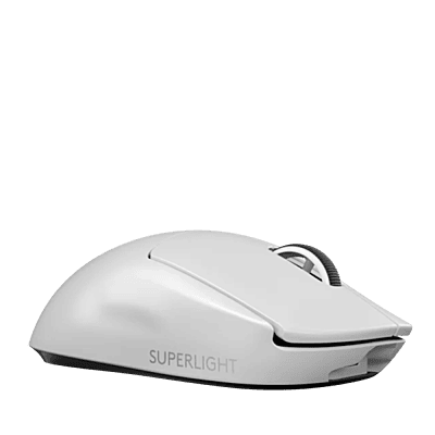 Logitech Superlight Wireless USB Gaming Mouse G PRO X ( White )