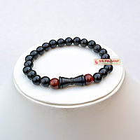 Shiv Damru Ebony Wood Karungali Bracelet