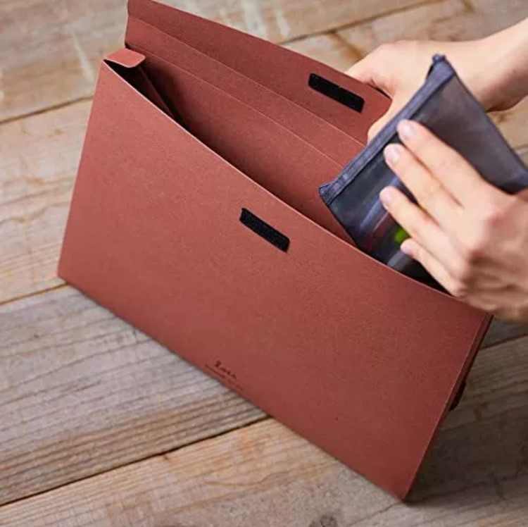 King Jim Storage Case Lots Full Open Case A4 Red