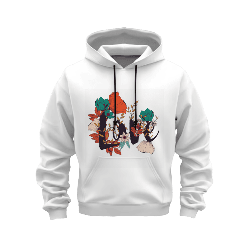 Floral Love Letter Hoodie