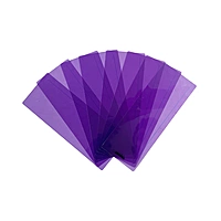 Pack of 8 Purple 210x80mm Dyslexia Overlay Reading Strips â€“ PET Material, Rounded Corners