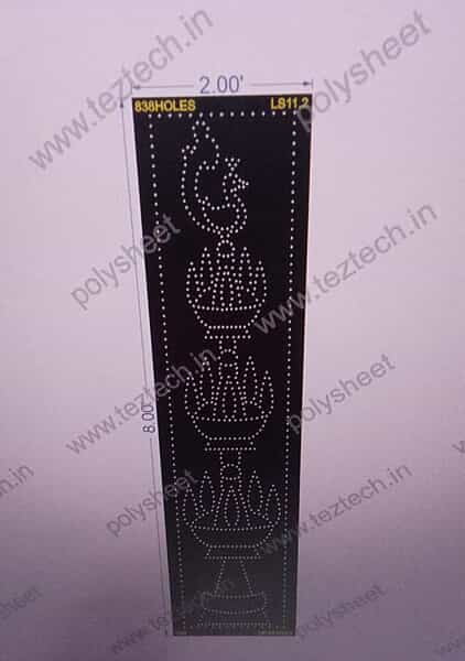 LS11.2 LAMP STAND 8X2 FEET 838 HOLES