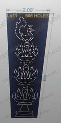 LS11 LAMP STAND 8X2 FEET 666HOLES