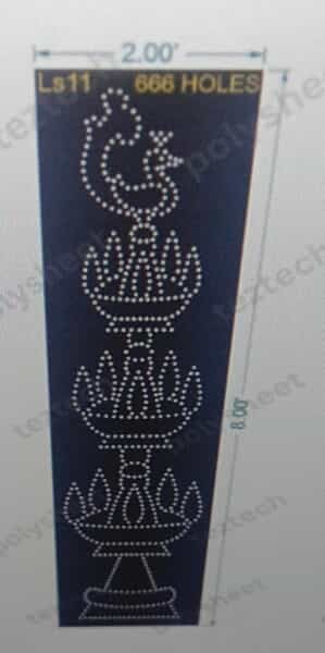 LS11 LAMP STAND 8X2 FEET 666HOLES
