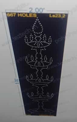 LS23.2 LAMP STAND 8X2 FEET 667 HOLES