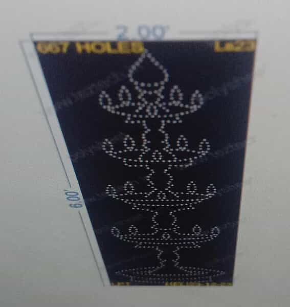 LS23 LAMP STAND 6X2 FEET 667HOLES