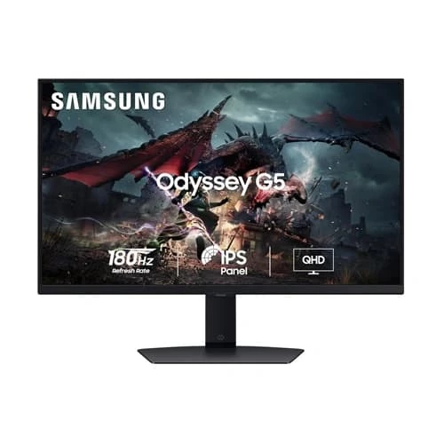 Samsung Odyssey G5 LS27FG502EWXXL 27 Inch QHD 180Hz Gaming Monitor