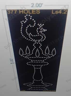 LS4.2 LAMP STAND 5X2 FEET 377 HOLES