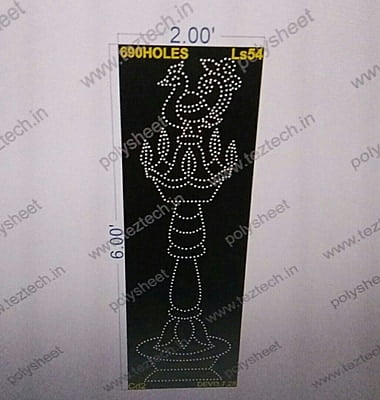 LS54 LAMP STAND 1 PART 6X2 FEET 690 HOLES