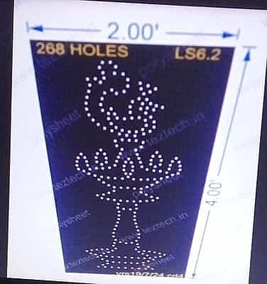 LS6.2 LAMP STAND 4X2 FEET 268HOLES