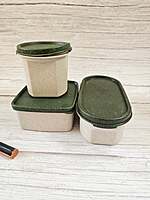 Lunch Box - Made from Rice Husk | Recycled - Dark Colors