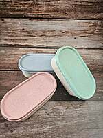 Lunch Box | Made from Rice Husk | Recycled - Pastel Colors
