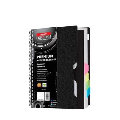 Luxor-Converge-5 Subject - Spiral Notebook -300pages