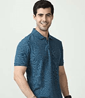 M & S POLO T SHIRTS ROYAL BLUE