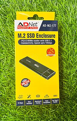 M.2 NVMe & M.2 SSD 2 in 1 Combo Enclosure