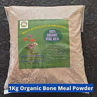 1Kg Organic Bone Meal Powder & package