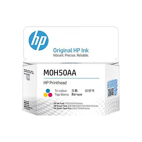 HP M0H50A Tri-Color GT Printhead – Original Dye Ink Printhead for Smart Tank Series
