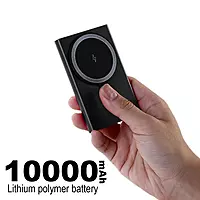 Champion 10000mAh Metallic Magnetic Wireless Power Bank – PD Fast Charging for iPhone & Android