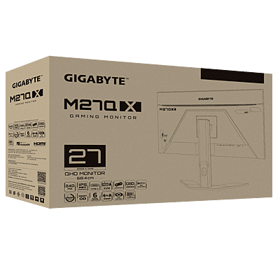 Gigabyte 27-inch, 2K 240Hz Gaming Monitor ,M27Q X