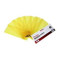 Pack of 8 Yellow 210x80mm Dyslexia Overlay Reading Strips â€“ PET Material, Rounded Corners