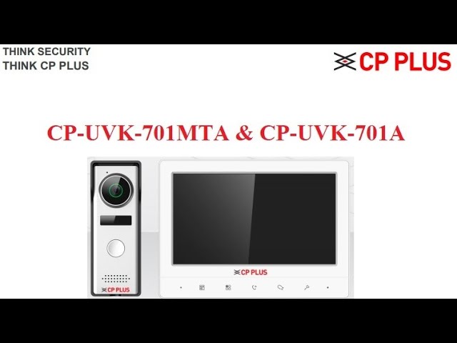 CP PLUS VIDEO DOOR PHONE -CP-UVK-701MTA