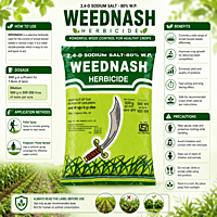 Godrej WEEDNASH 80® Herbicide – 2,4-D Sodium Salt 80% WP – 500 GM | Vetrivel Agro Services