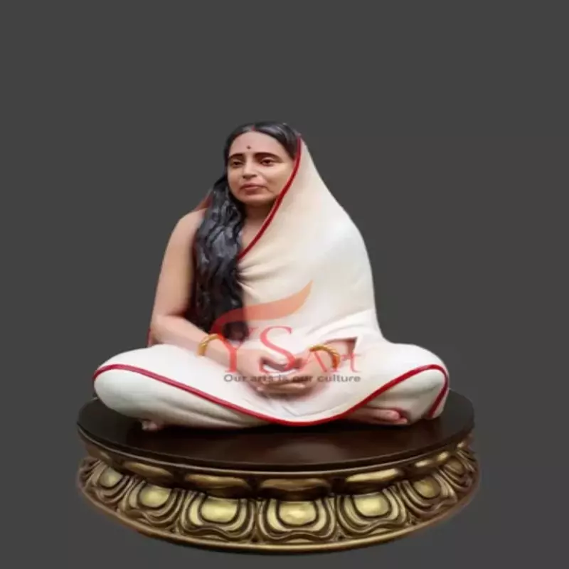 maa sarada fibre statue for temple