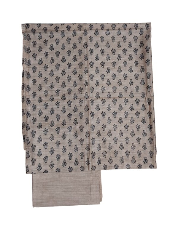 Copy of Black Madhubani Print Unstitched Cotton Silk Salwar Suit with Dupatta