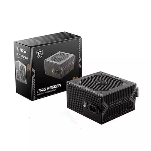 MSI MAG A550BN 550W SMPS – 80 Plus Bronze Power Supply MAG Series PSU