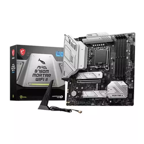 MSI MAG B760M Mortar WiFi 6E DDR5 Motherboard – LGA1700 | Micro-ATX