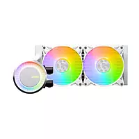 MSI MAG CoreLiquid E240 ARGB CPU Liquid Cooler – 240mm AIO  White
