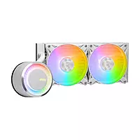 MSI MAG CoreLiquid E240 ARGB CPU Liquid Cooler – 240mm AIO  White