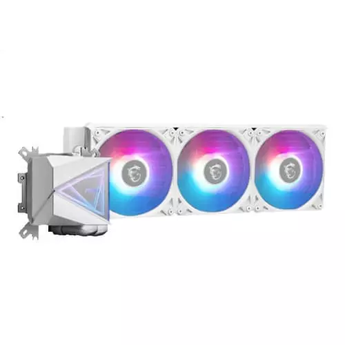 MSI MAG CoreLiquid I360 ARGB CPU Liquid Cooler – 360mm AIO  White