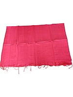 Magenta Cotton Silk Solid Dupatta