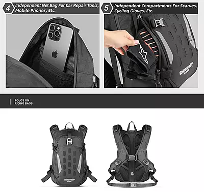 Rhinowalk Mechanic X Magnetic Backpack - Waterproof & Durable with Molle System Rhinowalk Mechanic X Magnetic Backpack - Waterproof & Durable with Molle System
