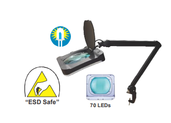 Magnifying Lamp (IMESD-6018LED),Wide View ESD Safe Clamp Type 5X LED Illuminated Magnifier Magnifying Lamp (IMESD-6018LED),Wide View ESD Safe Clamp Type 5X LED Illuminated Magnifier