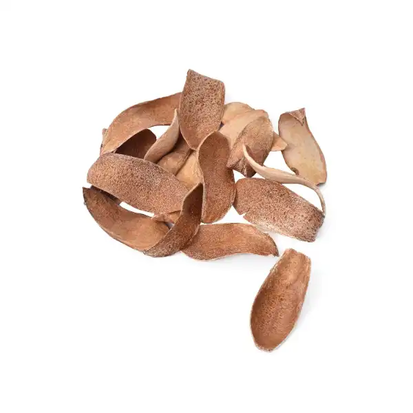 mahogany spoon natural botanical pod for potpourri, dry flower decor and fragrance