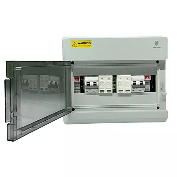 Havells DCDB Premium IP66 Waterproof – 32A MCB,600V SPD & 25A Fuse Holder (4-8kW) (2-In-2-Out)