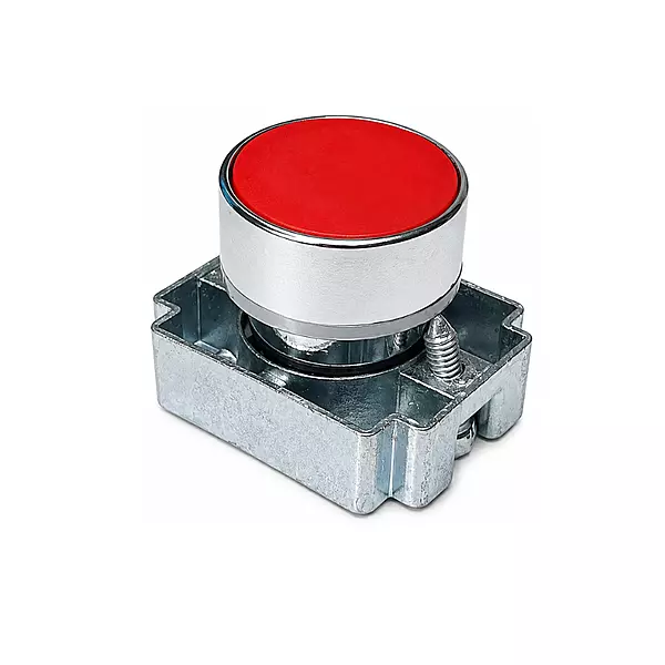 22.5mm Plastic Push Button Red
