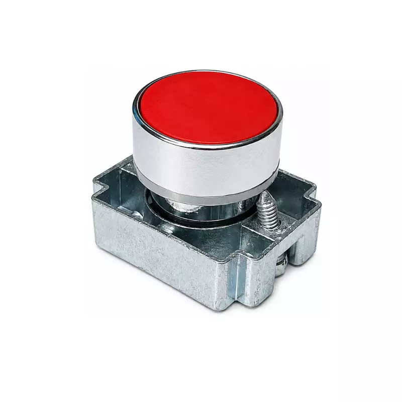 22.5mm Plastic Push Button Red