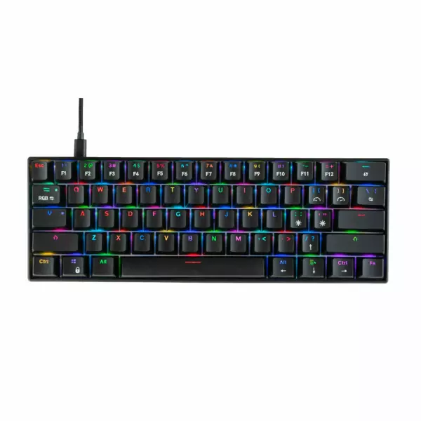 Cosmic Byte Themis 61 Key Mechanical Per Key RGB Gaming Keyboard  CB-GK-21 ( Black )