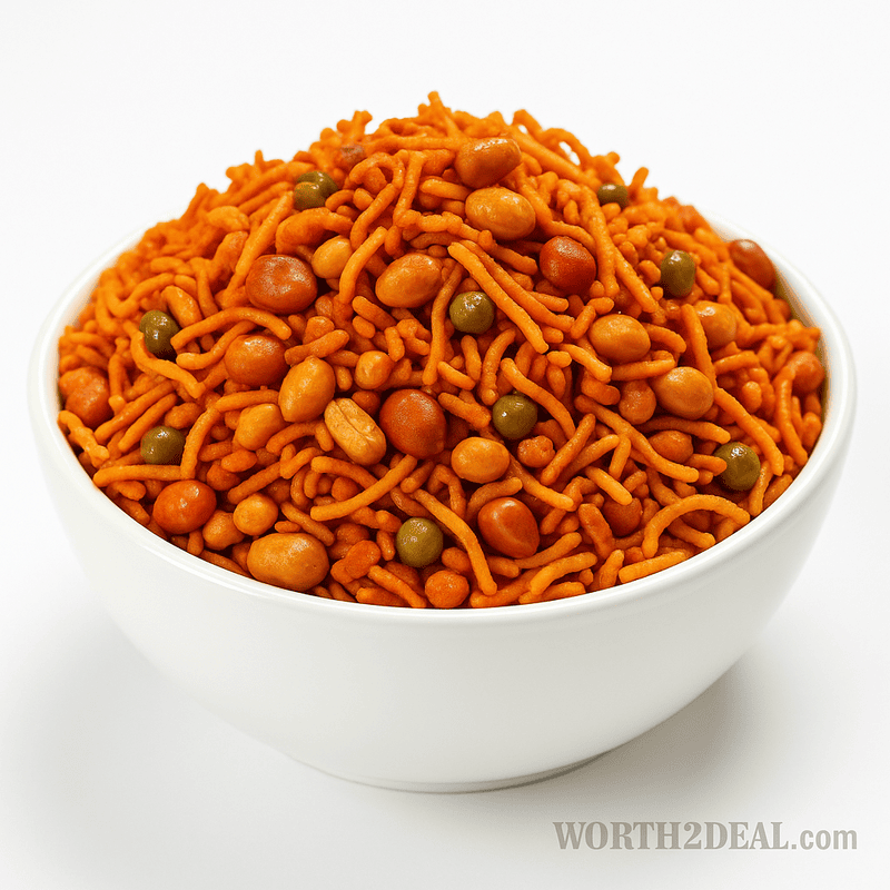 Kerala chilly mixture in a white bowl on white background with spicy red-orange tones | Worth2Deal