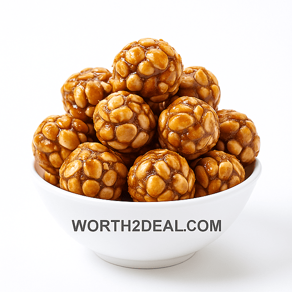 Kerala Peanut Balls Kadalai Mittai Jaggery Chikki | Worth2Deal