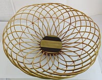 Handmade Round shaped Fruit basket made of bamboo || for home decor and keeping fruits