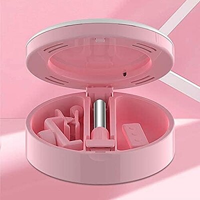 LED Desktop Makeup Mirror Selfie Light Ring Lamp Pack of 1 (Colour: Pink) LED Desktop Makeup Mirror Selfie Light Ring Lamp Pack of 1 (Colour: Pink)